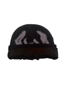 Noir Mohair Beanie