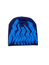 Load image into Gallery viewer, Navy Satin Lined Beanie
