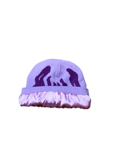 Load image into Gallery viewer, Lilac Satin Lined Beanie
